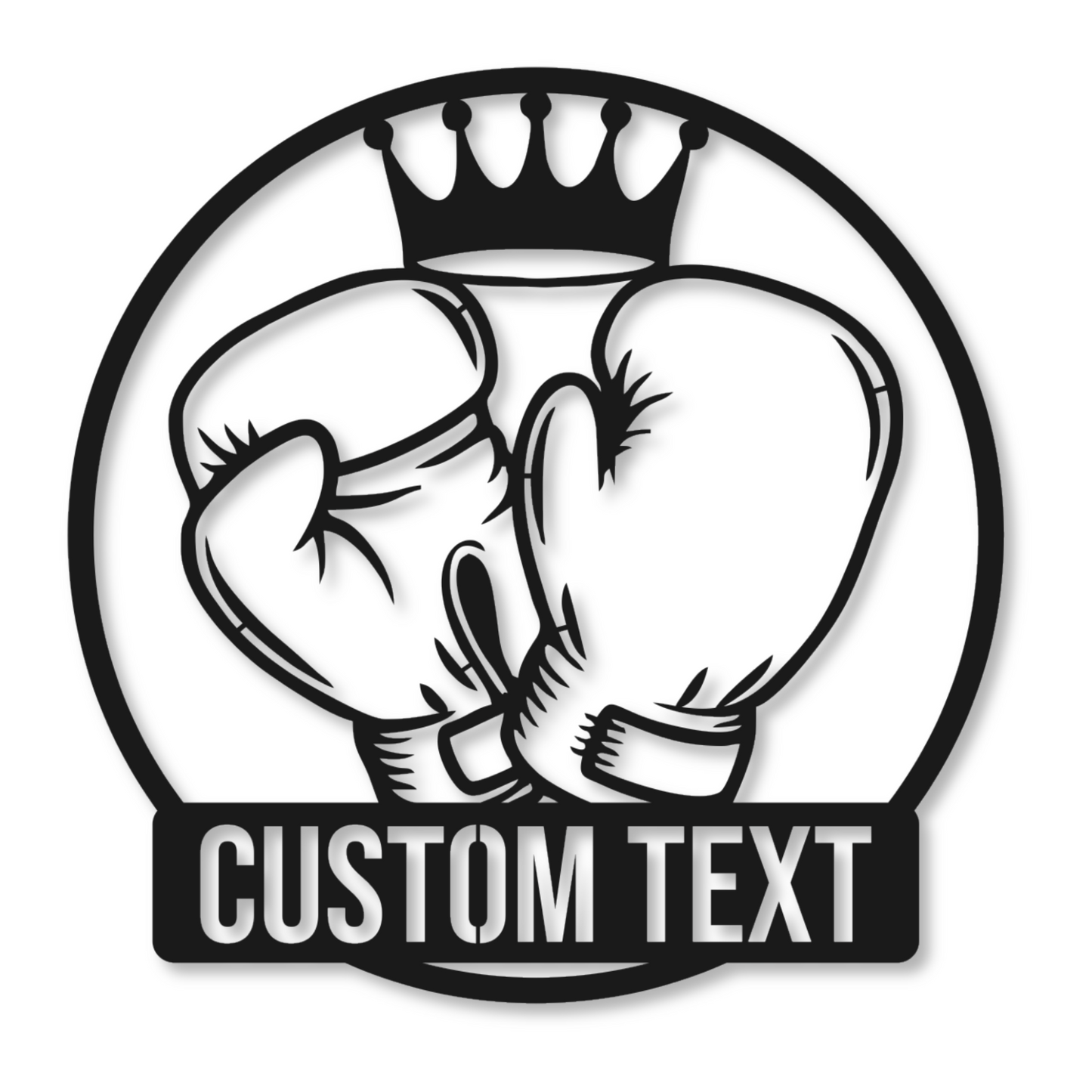 Boxing Name Metal Sign | Kids Metal Sign | Boxer Metal Sign