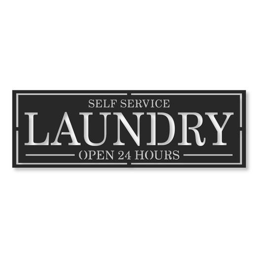 Laundry Metal Decor | Home Decor Sign