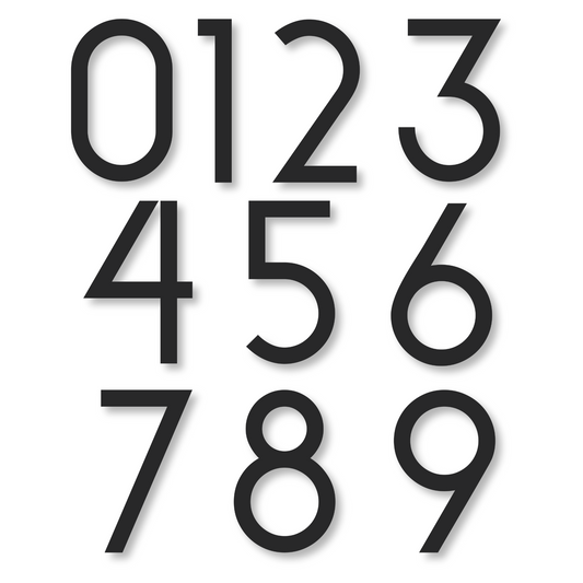 Individual Address Numbers | Metal Address Numbers