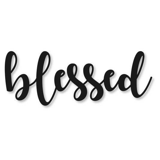 Blessed Metal Decor | Home Decor Sign