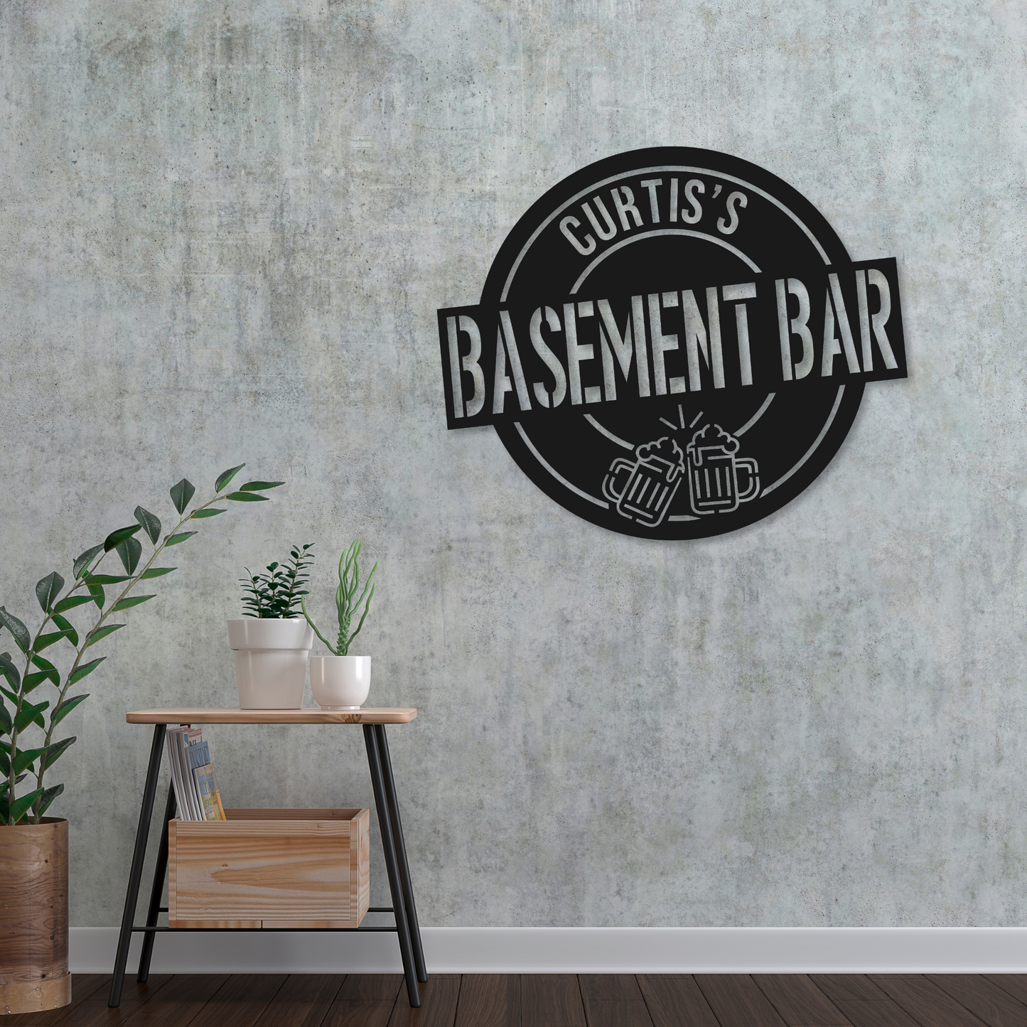 Personalized Bar Metal Sign | Metal Bar Custom Sign