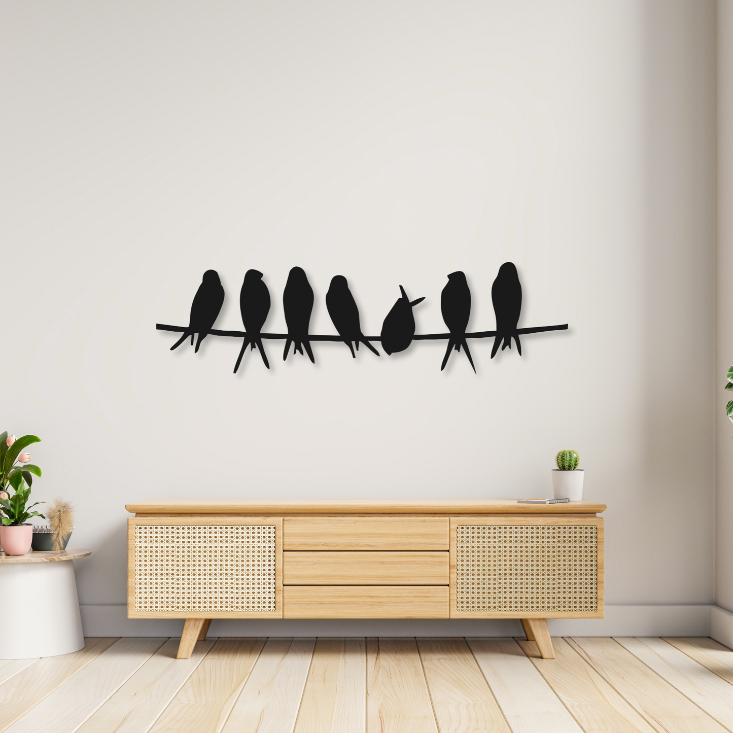 Birds on Branch Metal Decor | Birds on Branch Wall Art