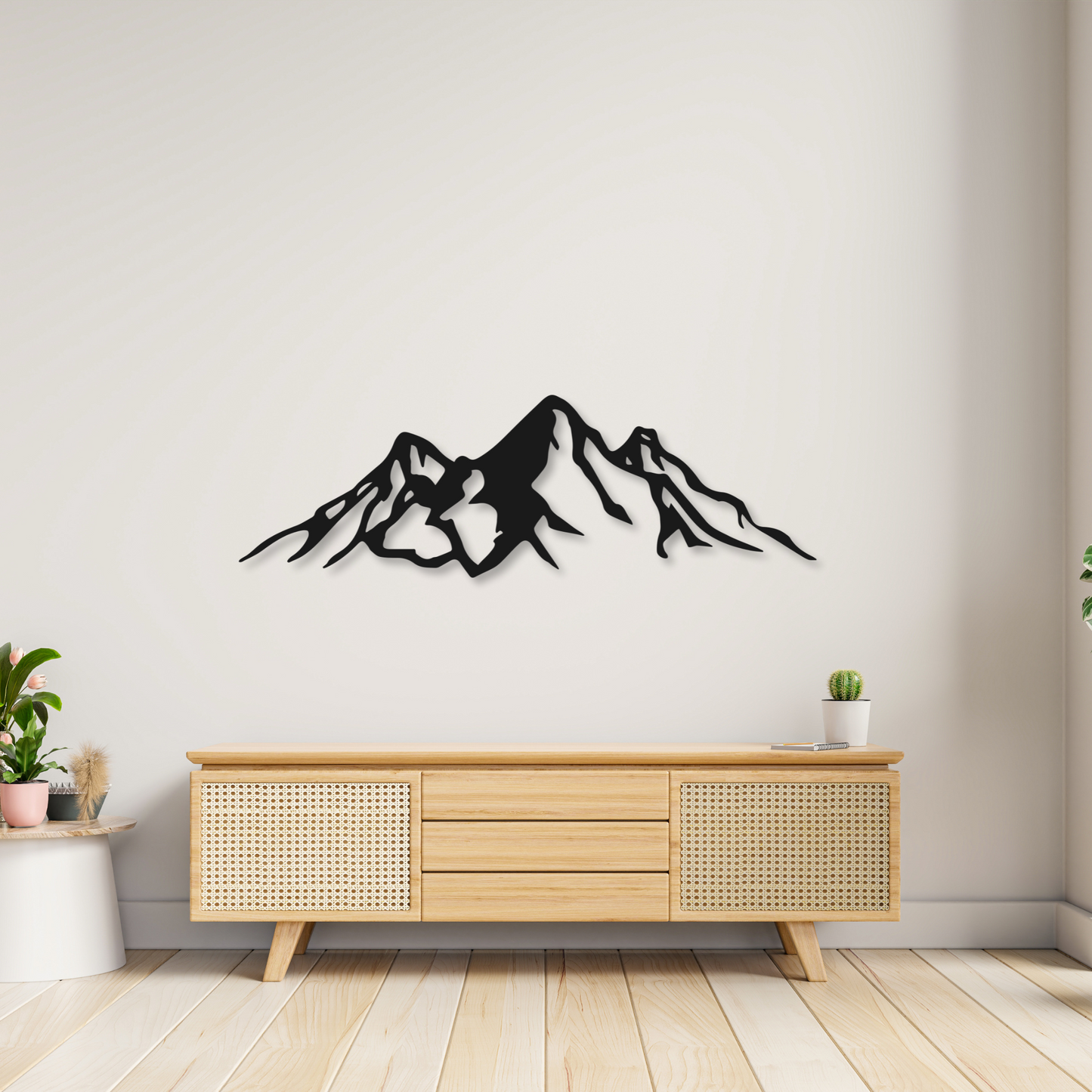 Mountain Metal Wall Art Sign | Home Decor