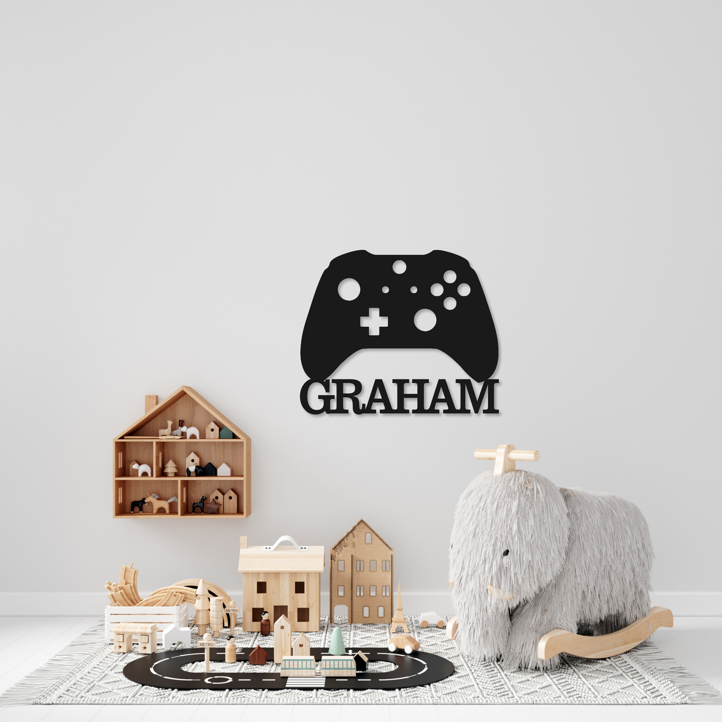 Personalized Controller Gamer Metal Sign | Gaming Home Decor