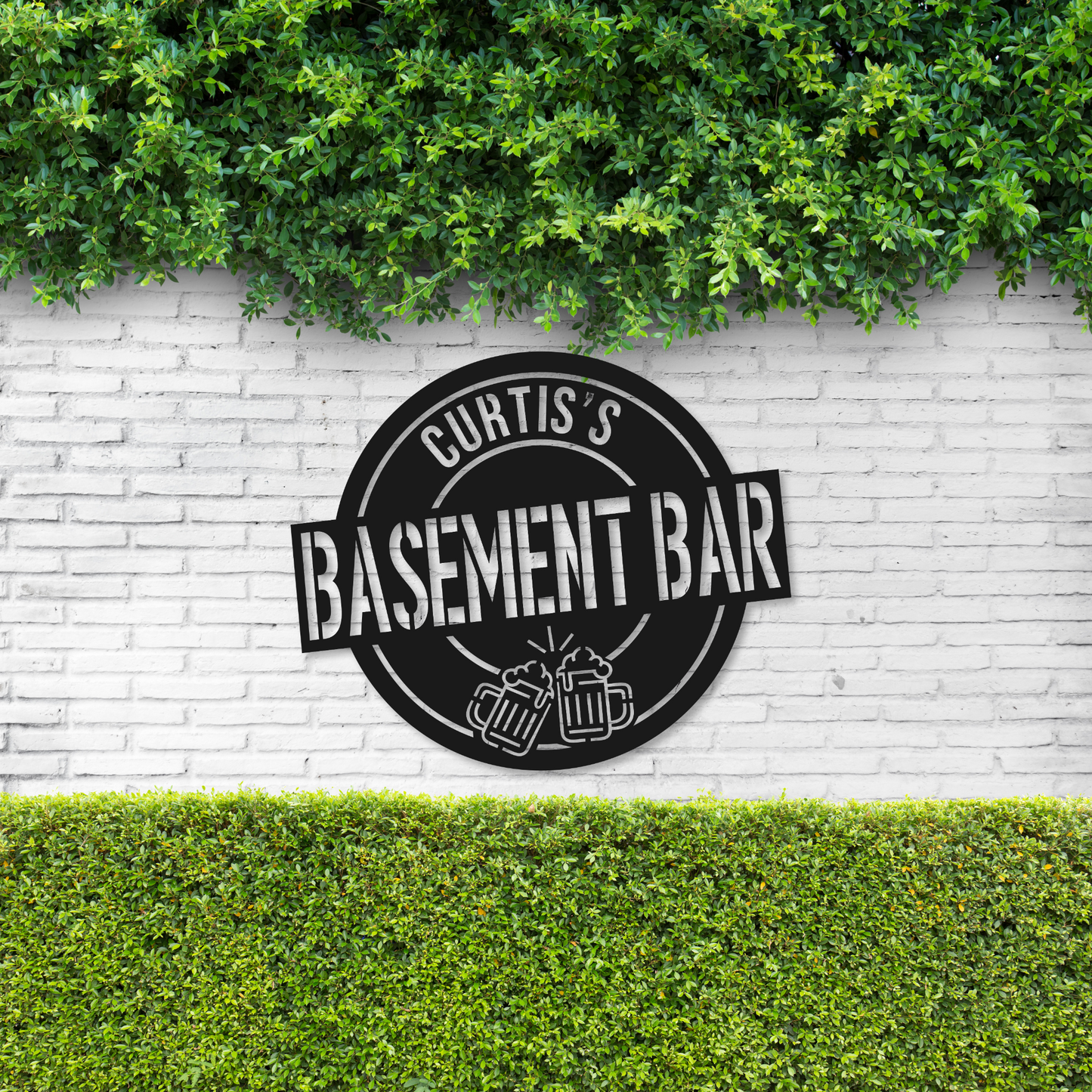 Personalized Bar Metal Sign | Metal Bar Custom Sign