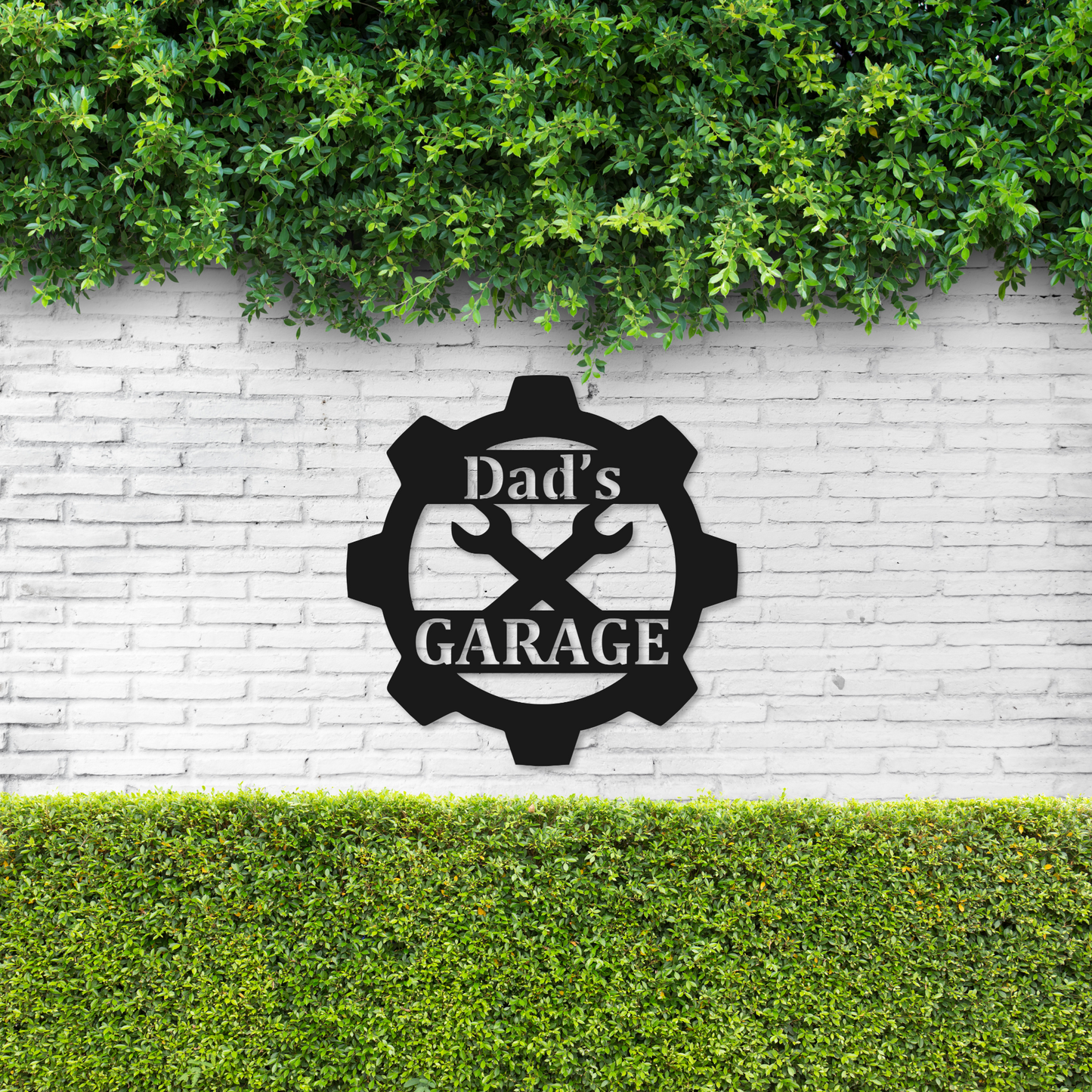 Personalized Garage Sign | Metal Garage Name Decor