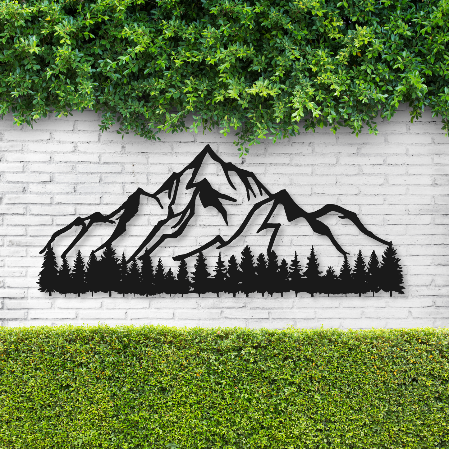 Mountain Metal Wall Art Sign | Home Decor