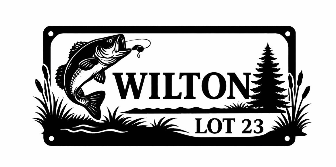 Custom 24” metal sign for Gary