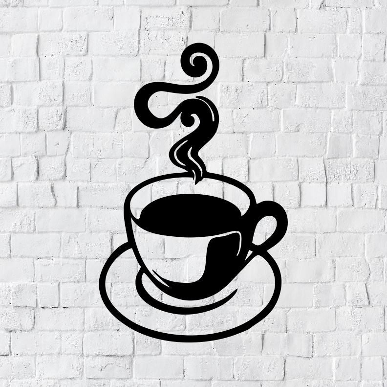 Coffee LED Metal Sign / Light up Coffee Cup Metal Sign