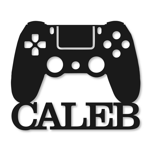 Personalized Controller Gamer Metal Sign | Gaming Home Decor