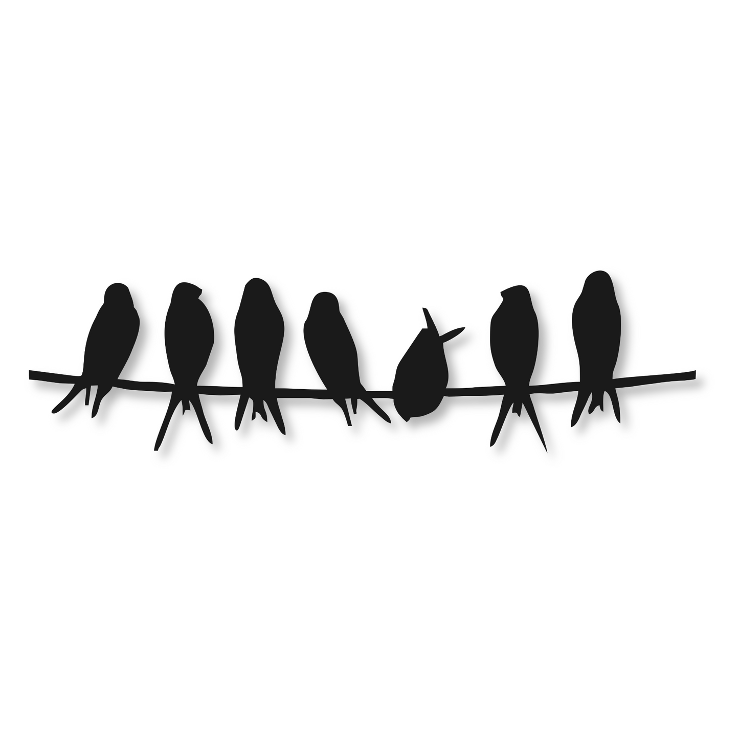 Birds on Branch Metal Decor | Birds on Branch Wall Art