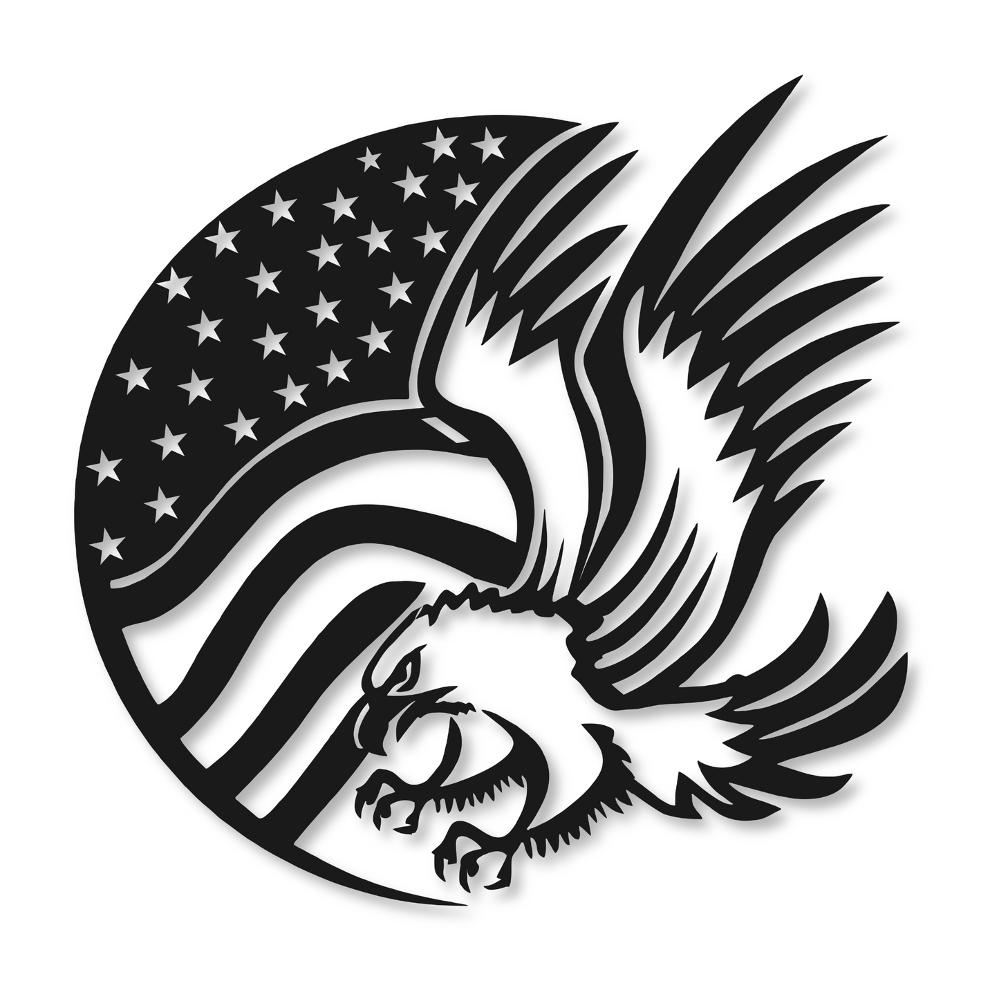 American Eagle Metal Sign | USA Home Decor