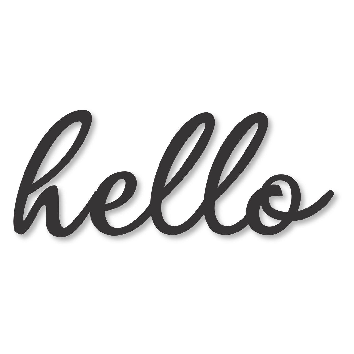 Hello Metal Decor | Metal Decor Sign