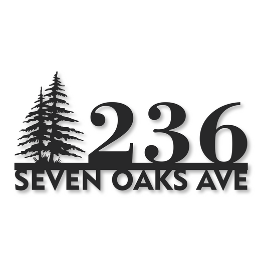 Address Me Tree Address Signs – Daloutier