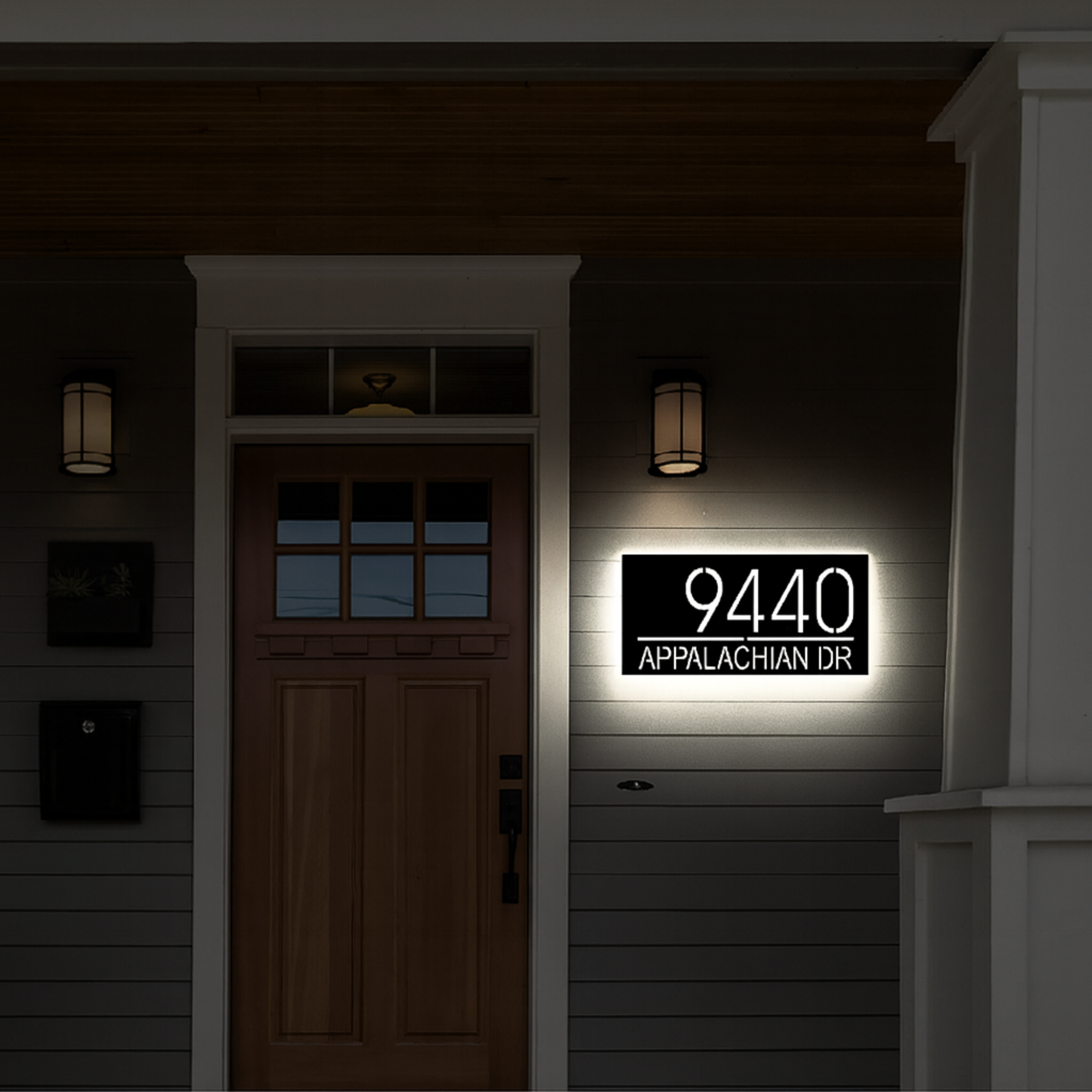 Solar Address Signs – Daloutier