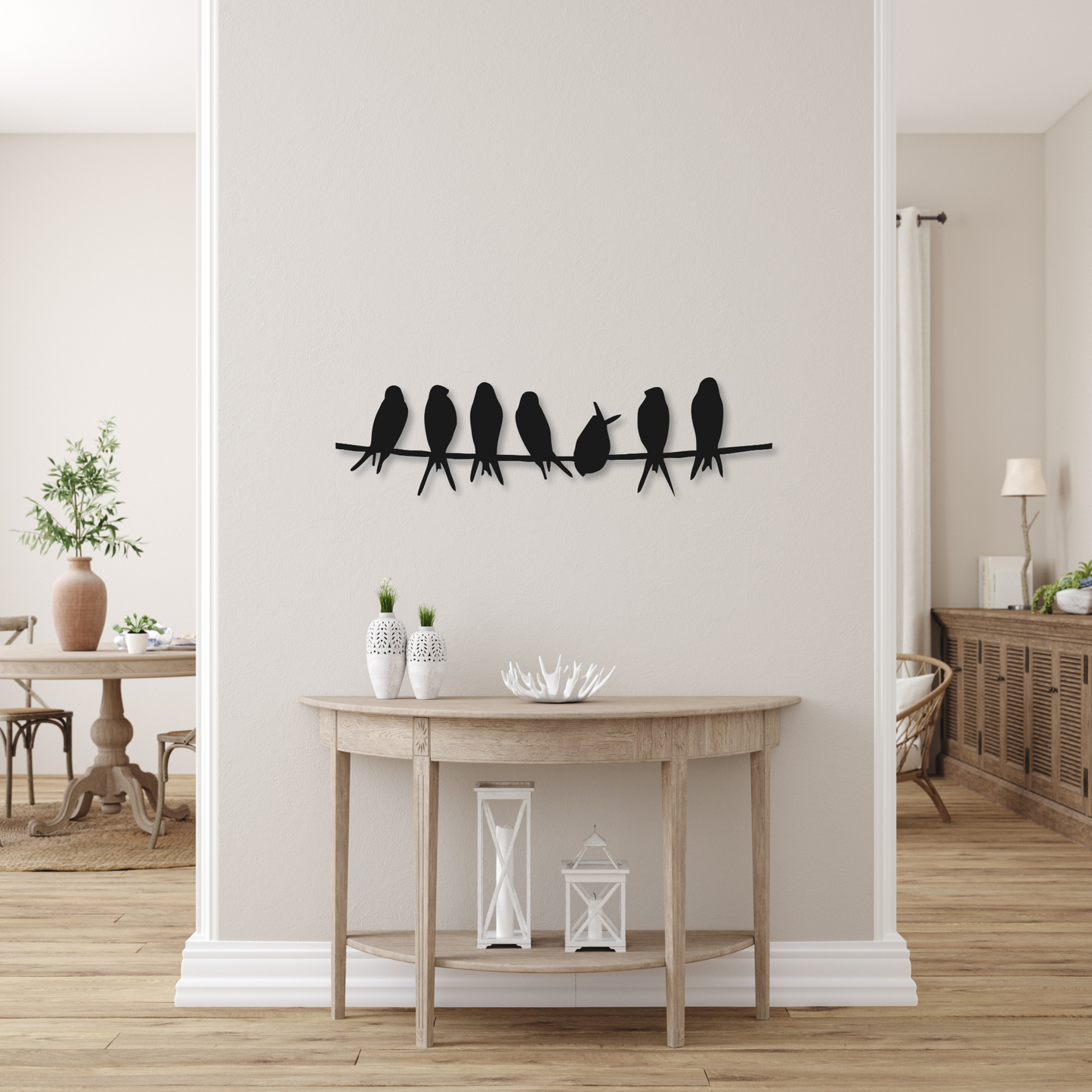 Birds on Branch Metal Decor | Birds on Branch Wall Art