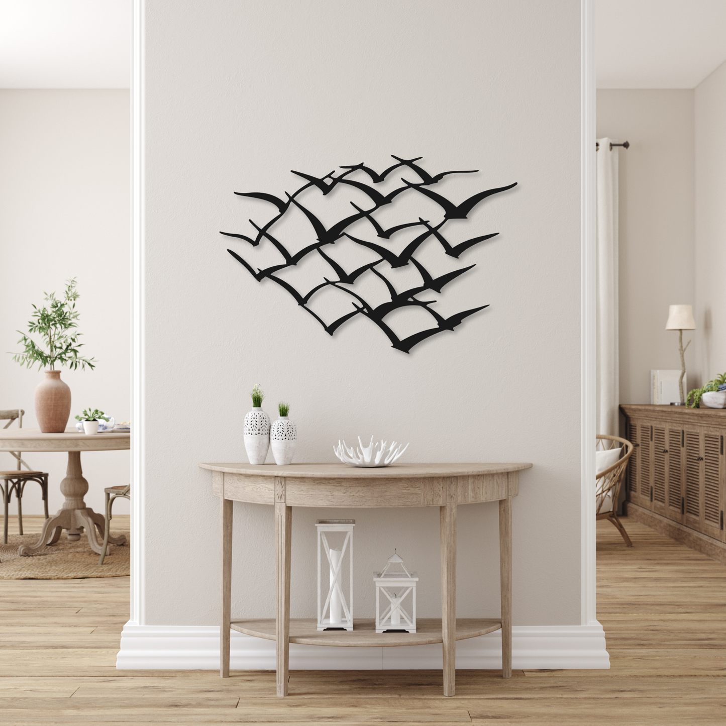 Flock of Birds Metal Wall Art | Metal Bird Sign