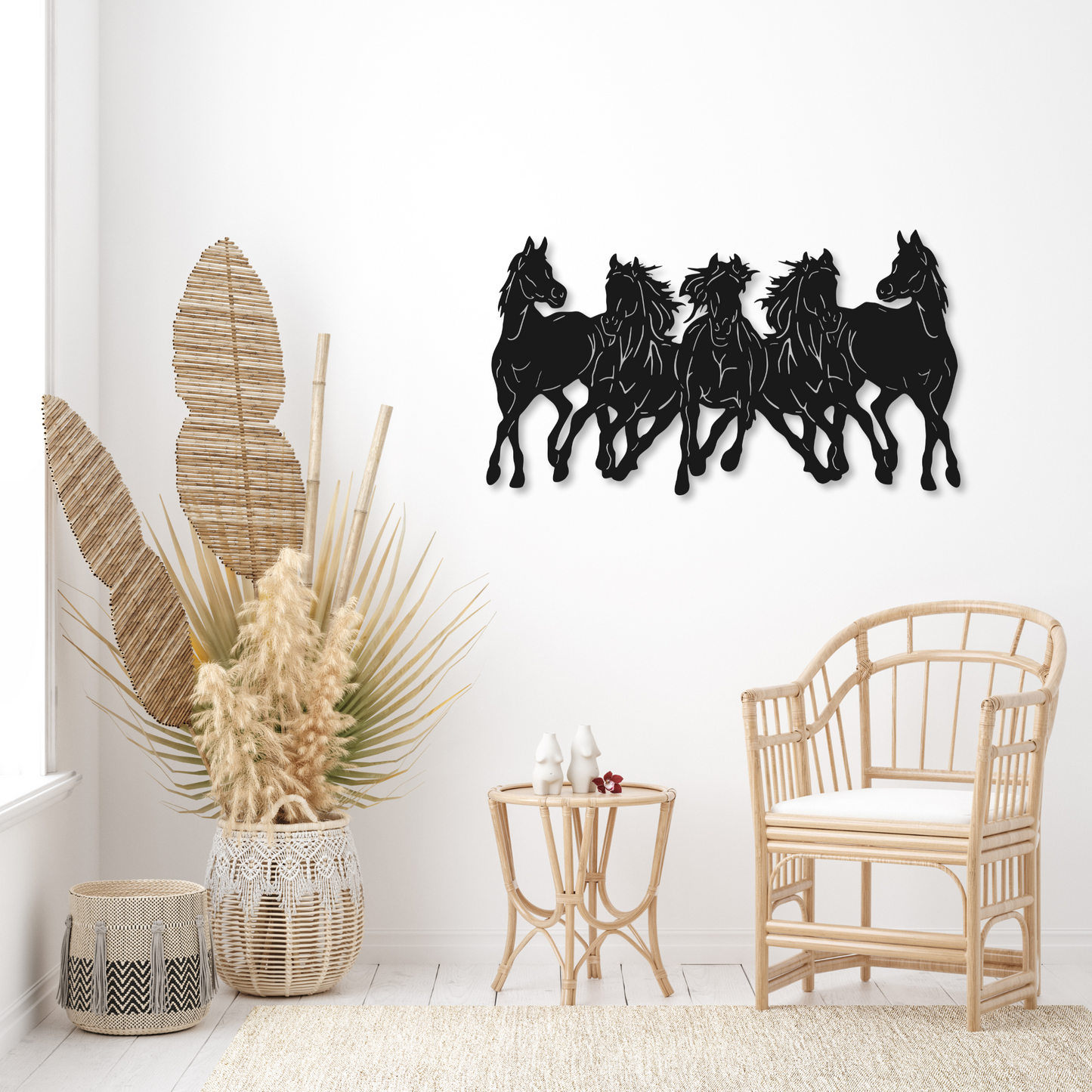 Horses Metal Sign Wall Art | Metal Horse Name Sign