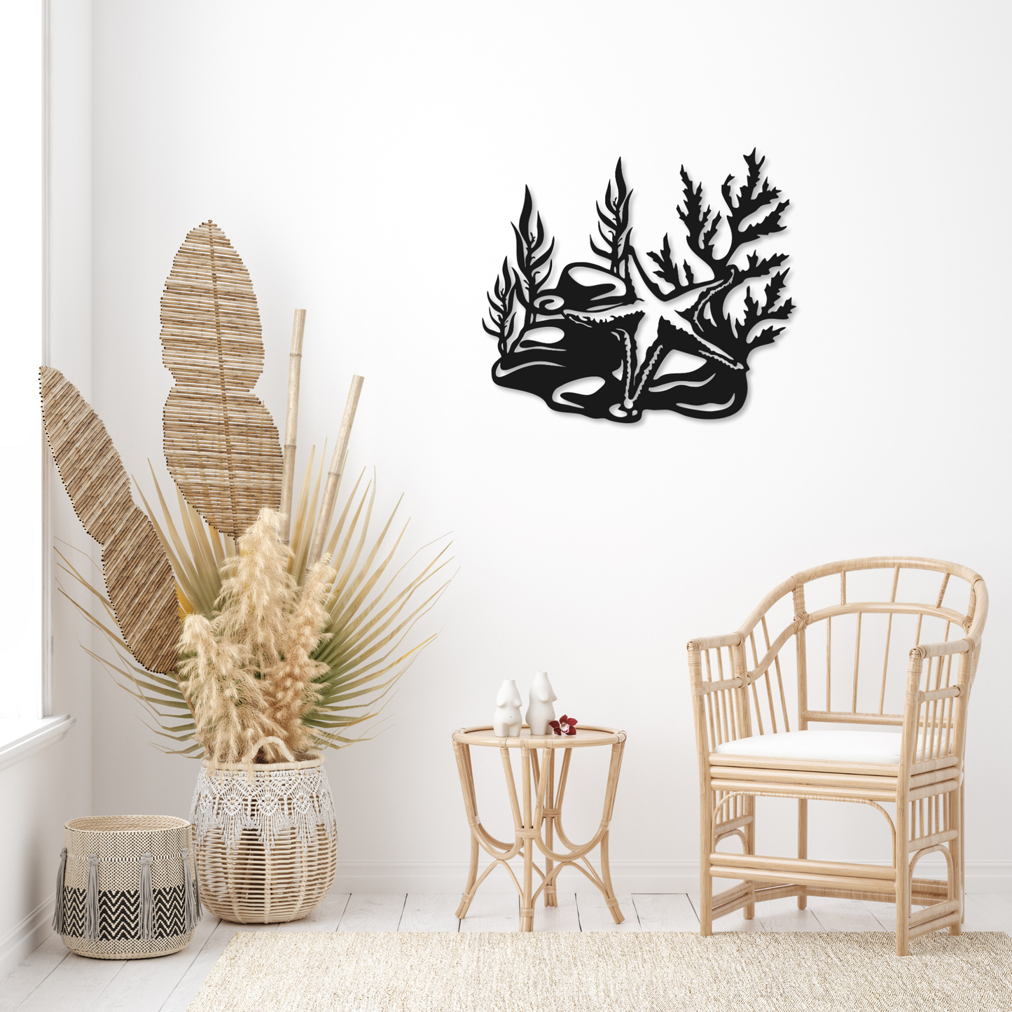 Starfish Metal Sign Wall Art | Home Decor