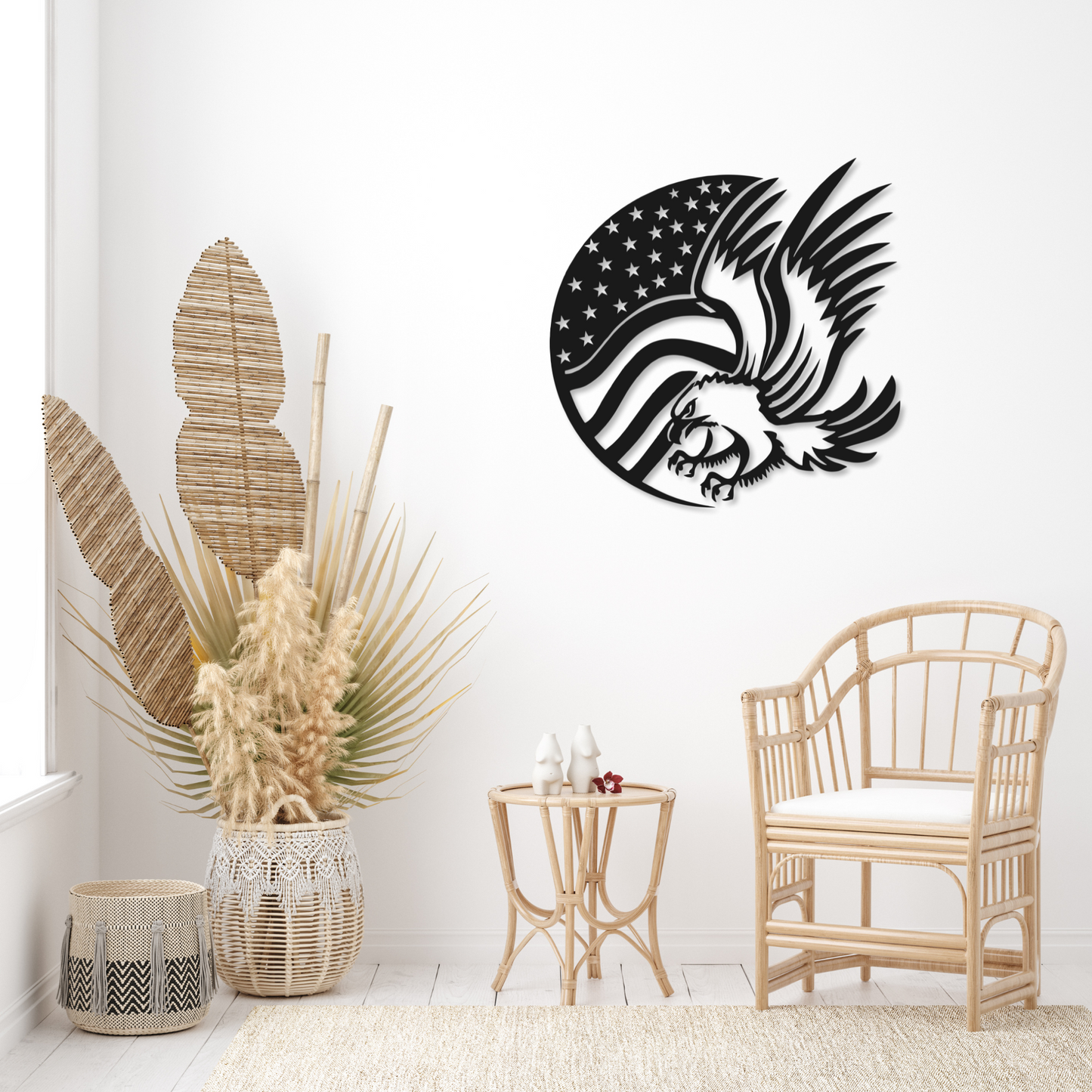 American Eagle Metal Sign | USA Home Decor