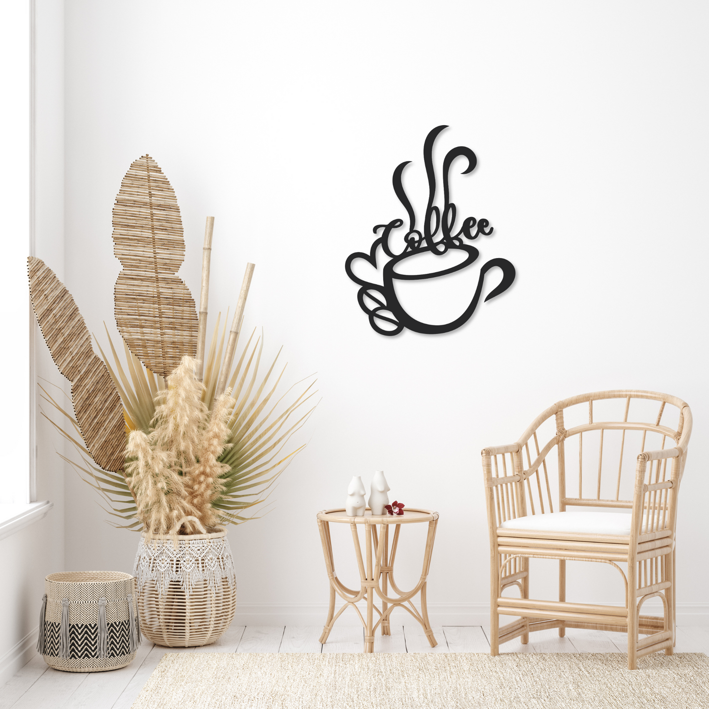 Coffee Cup Metal Decor | Kitchen Decor Sign