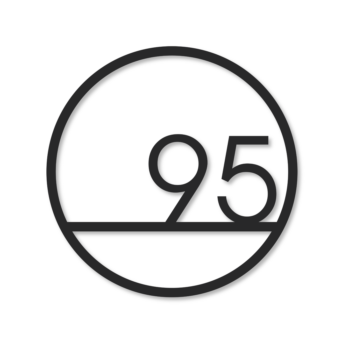 Solar Backlit Metal Address Sign / LED metal house numbers / House Number Plaque with Lighting