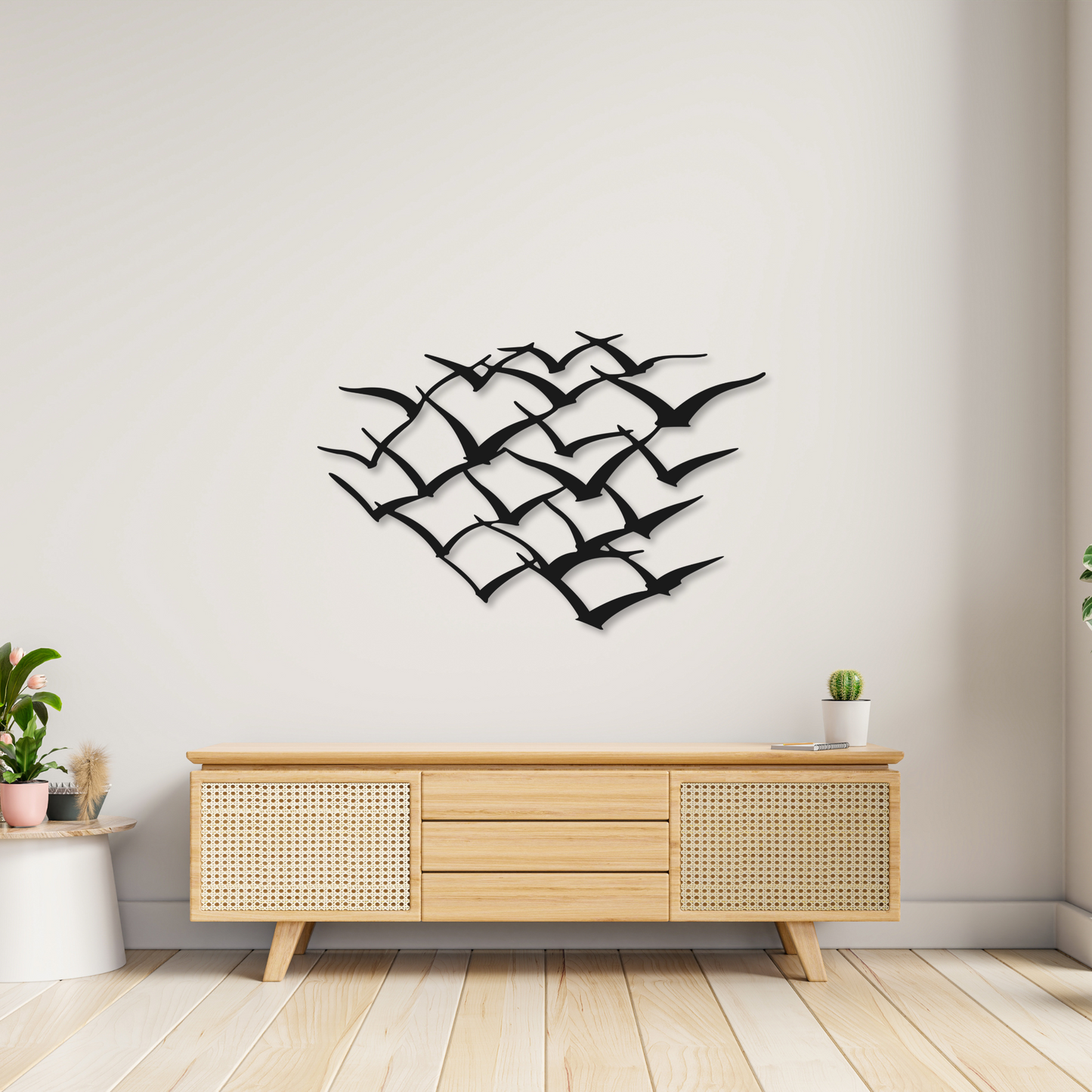 Flock of Birds Metal Wall Art | Metal Bird Sign