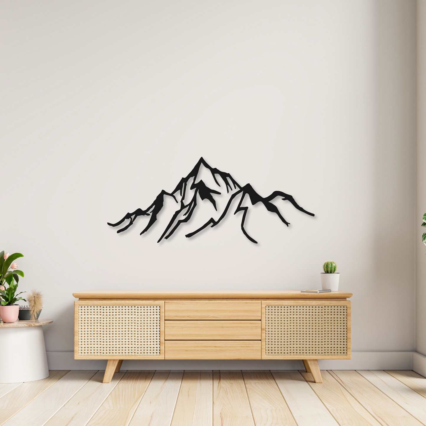 Mountain Metal Wall Art Sign | Home Decor