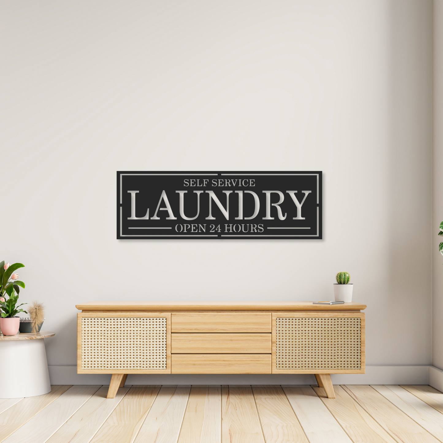 Laundry Metal Decor | Home Decor Sign