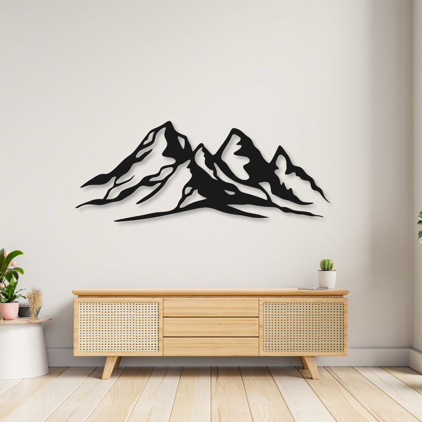 Mountain Metal Wall Art Sign | Home Decor