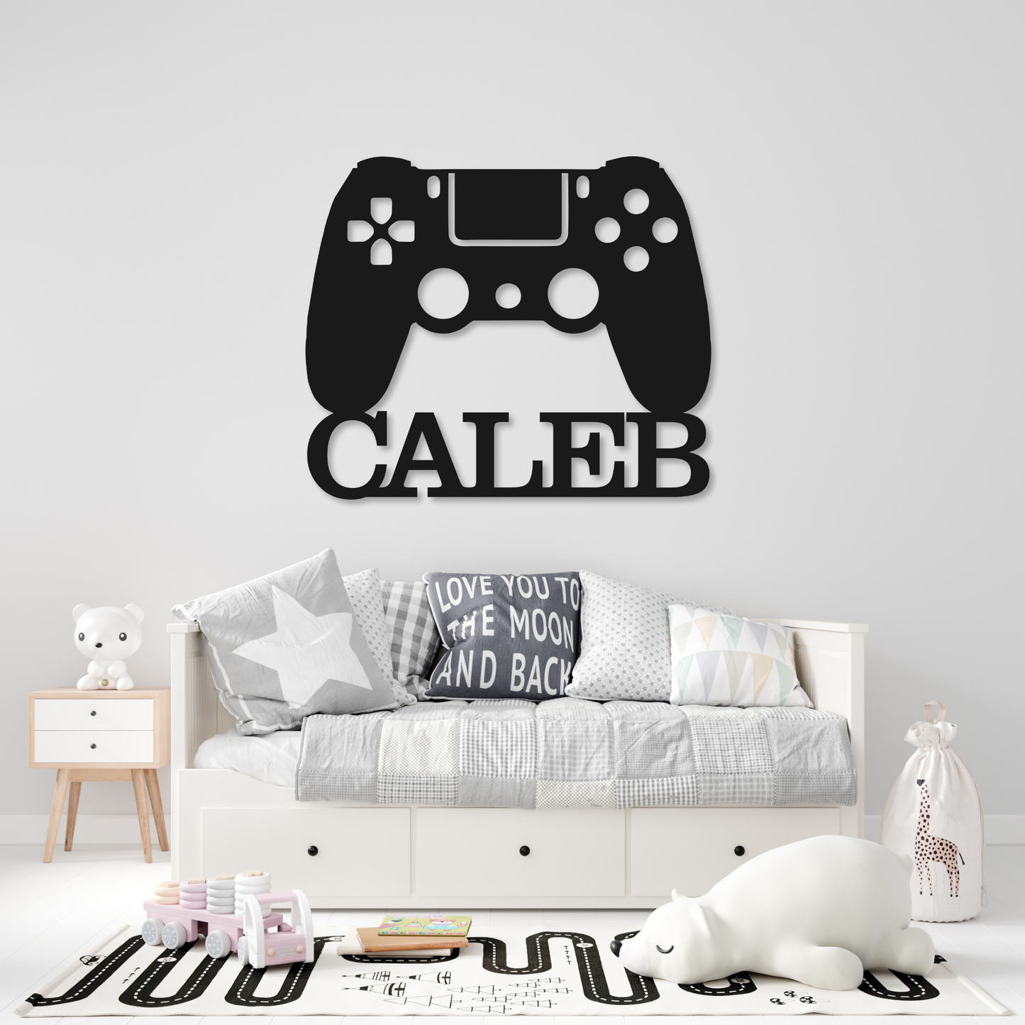 Personalized Controller Gamer Metal Sign | Gaming Home Decor