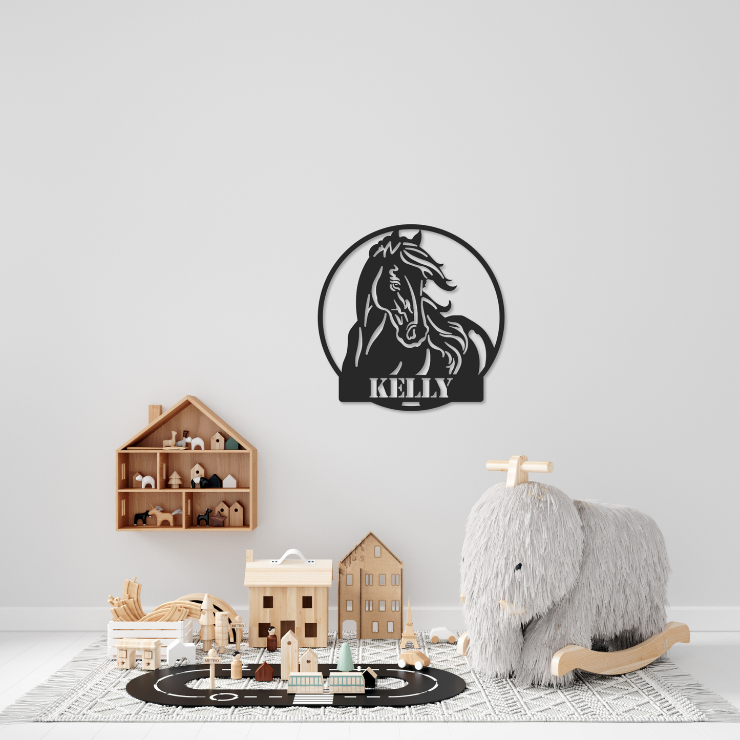 Horse Name Metal Sign | Horse Metal Sign | Nature Metal Sign