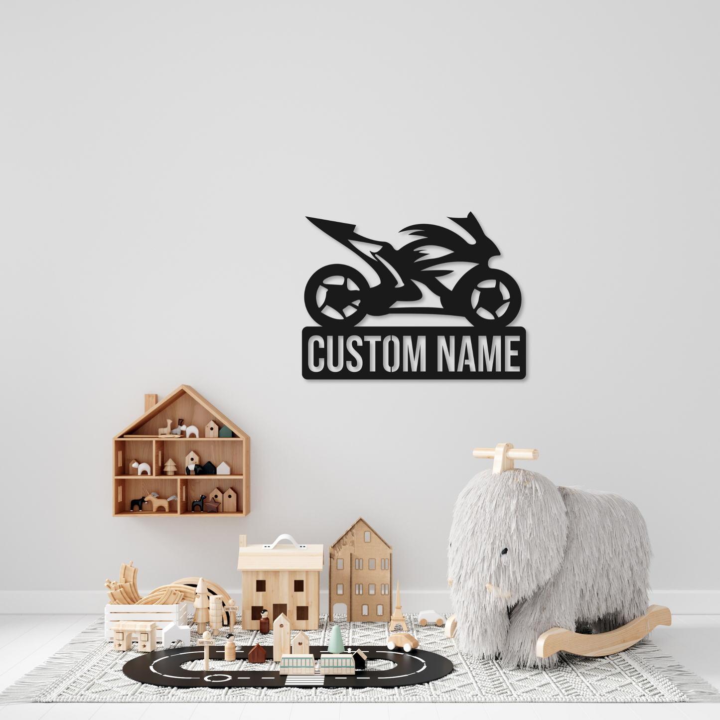 Street Bike Name Metal Sign | Motorcycle Metal Sign