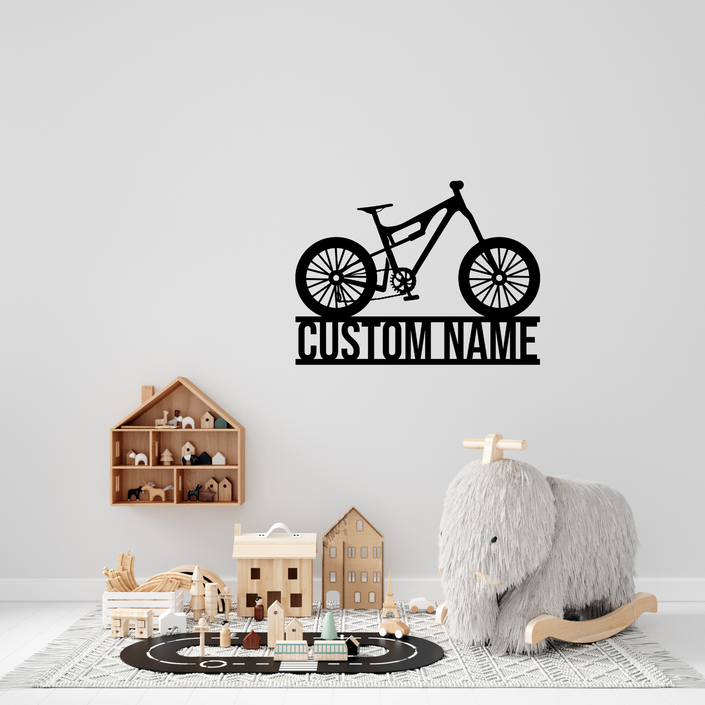 Bicycle Name Metal Sign | Kids Metal Sign | Bike Metal Sign