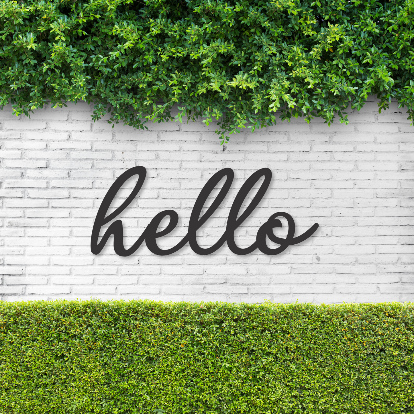 Hello Metal Decor | Metal Decor Sign