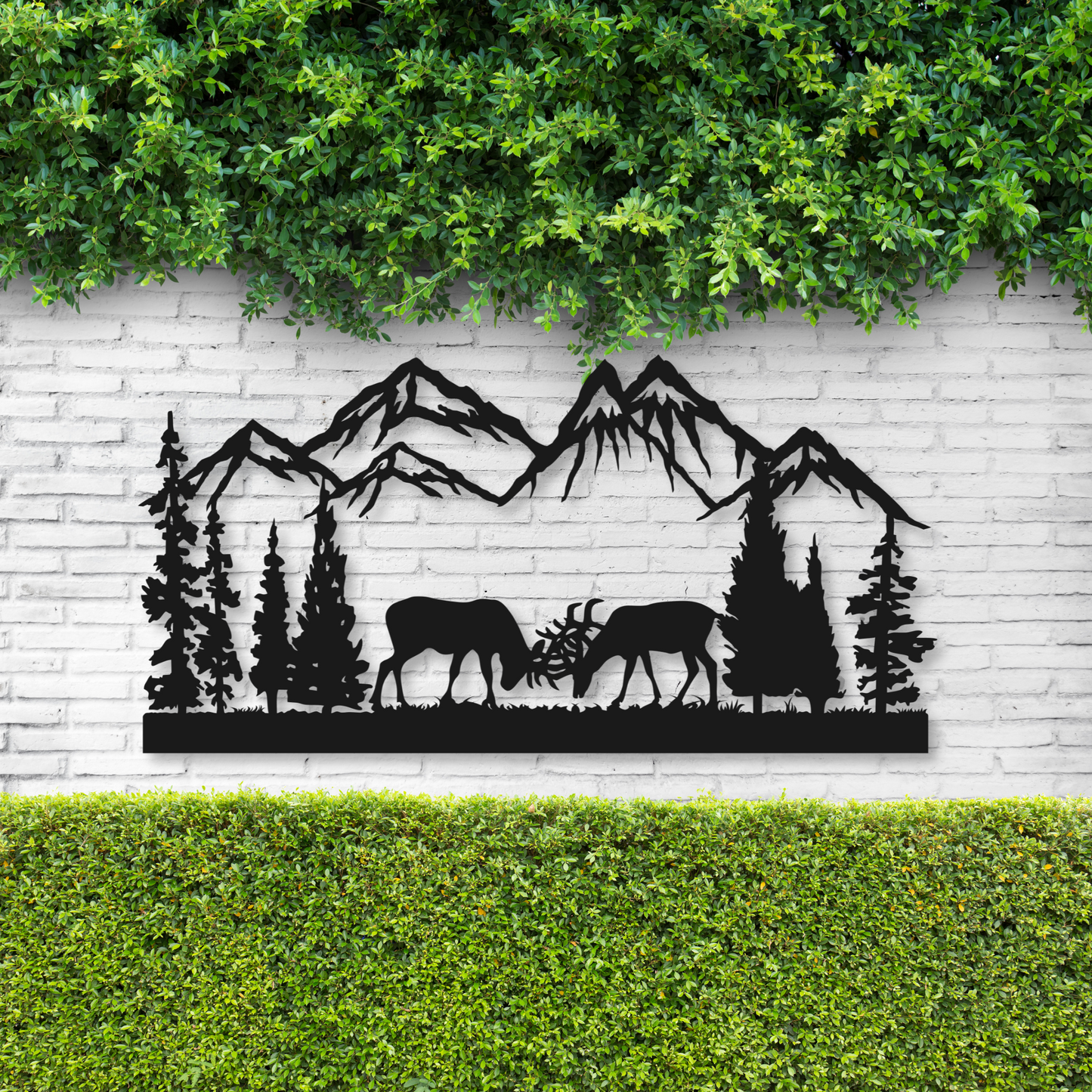 Mountain Metal Wall Art Sign | Home Decor