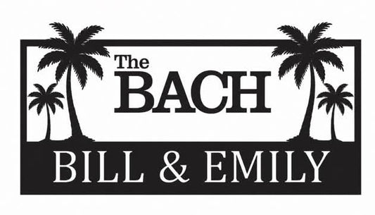 Custom 19 x 11” metal sign for Emily
