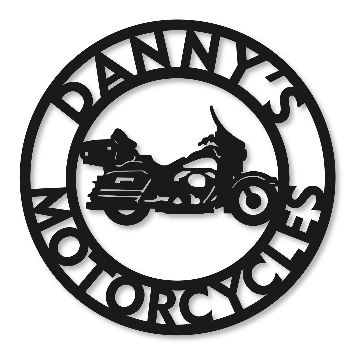 Motorcycle Name Metal Sign | Kids Metal Sign | Bike Metal Sign