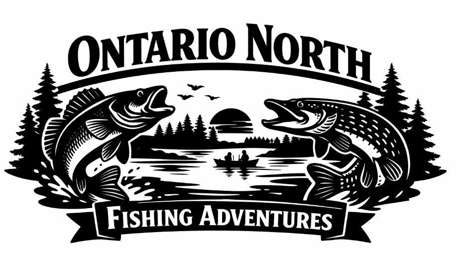 Custom Ontario North Fishing Adventures 30 x 20" metal sign
