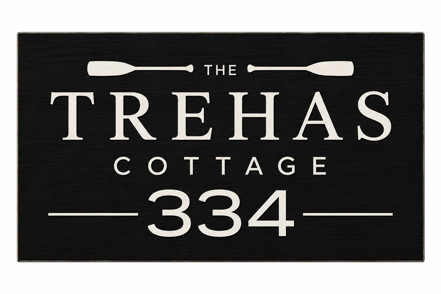 custom 36 x 24" metal sign for Rose
