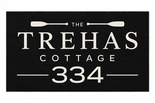 custom 36 x 24" metal sign for Rose
