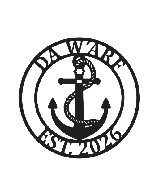 custom 26" metal sign for Dwain