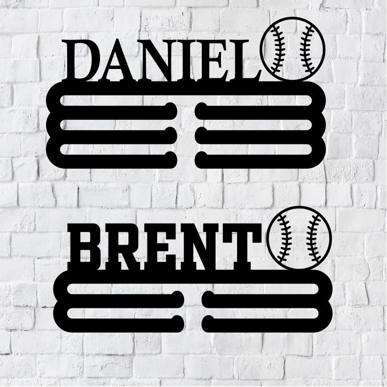 Personalized Baseball Medal Holder | Baseball Medal Holder