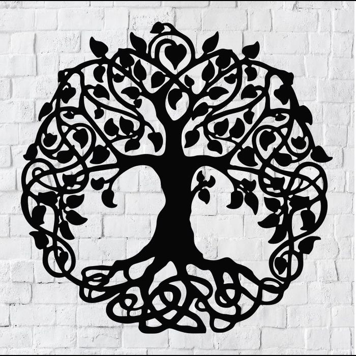 Tree of Life LED Metal Art Sign / Light up Tree of Life Metal Sign